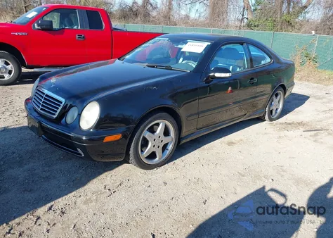 2002 Mercedes-Benz Clk 430 z USA, uszkodzony, nr VIN WDBLJ70G82T120757
